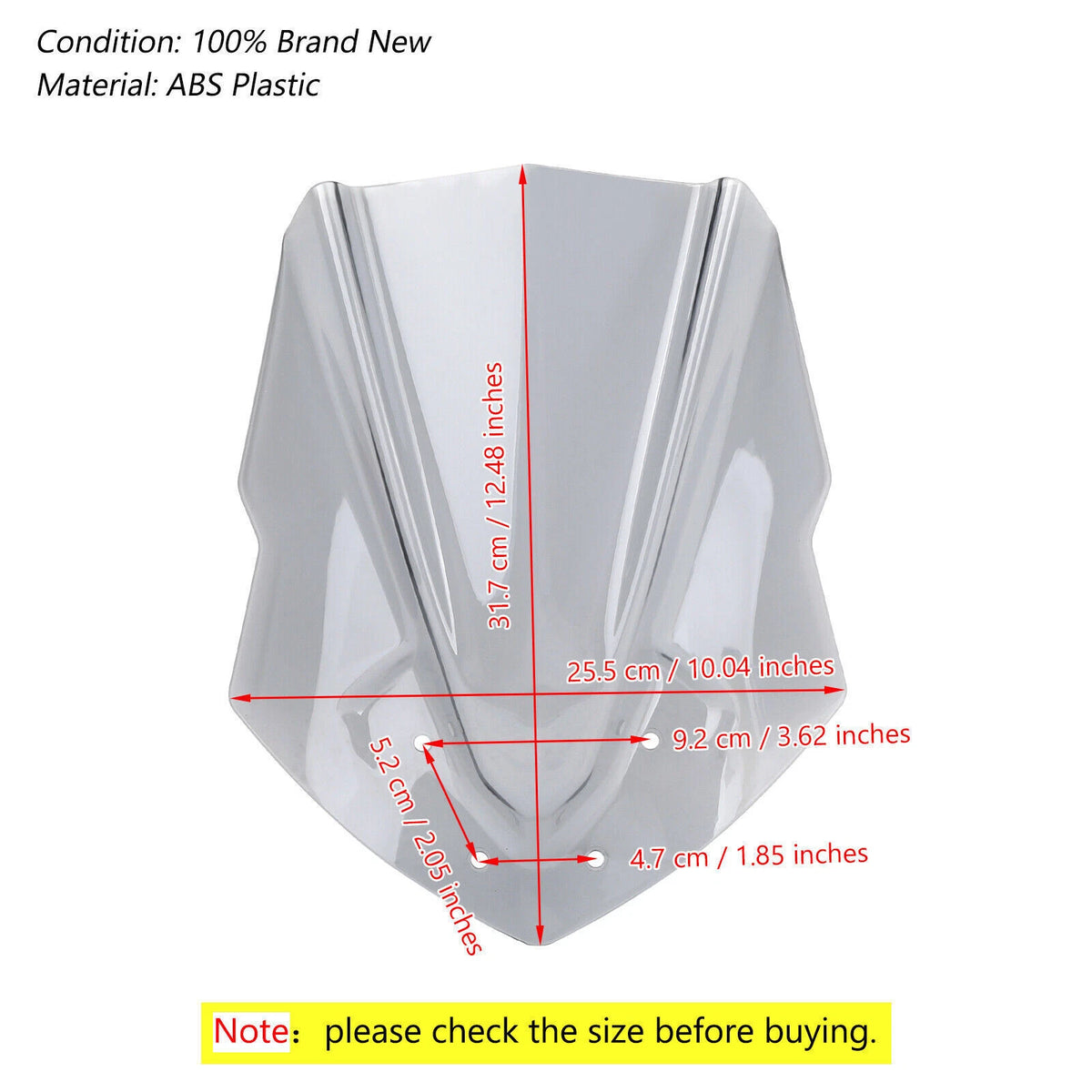Windshield Bubble for Suzuki GSXR600/750 (2011–2018) K11 Gray T9