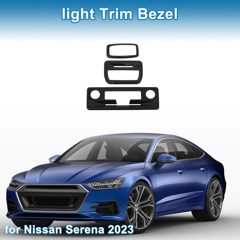 Light Trim Bezel for Nissan Serena (2023) Black