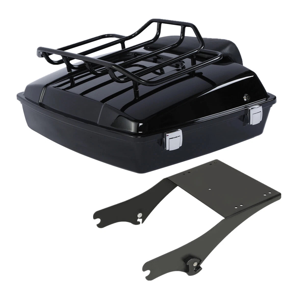 Trunk Rack Backrest Mount for Harley Touring Street Glide (1997–2008)