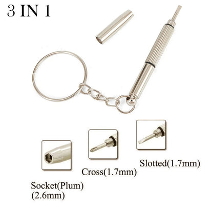 1-Piece Mini Screwdriver Tool for Watch, Glasses, Phone, PC