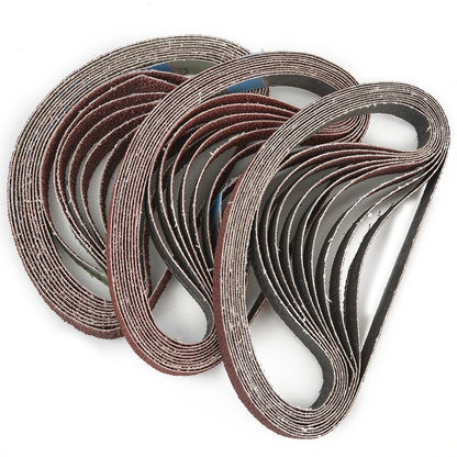 60pcs Sanding Belts Set for Automotive Use (Grit 40/60/80/120/180/240)
