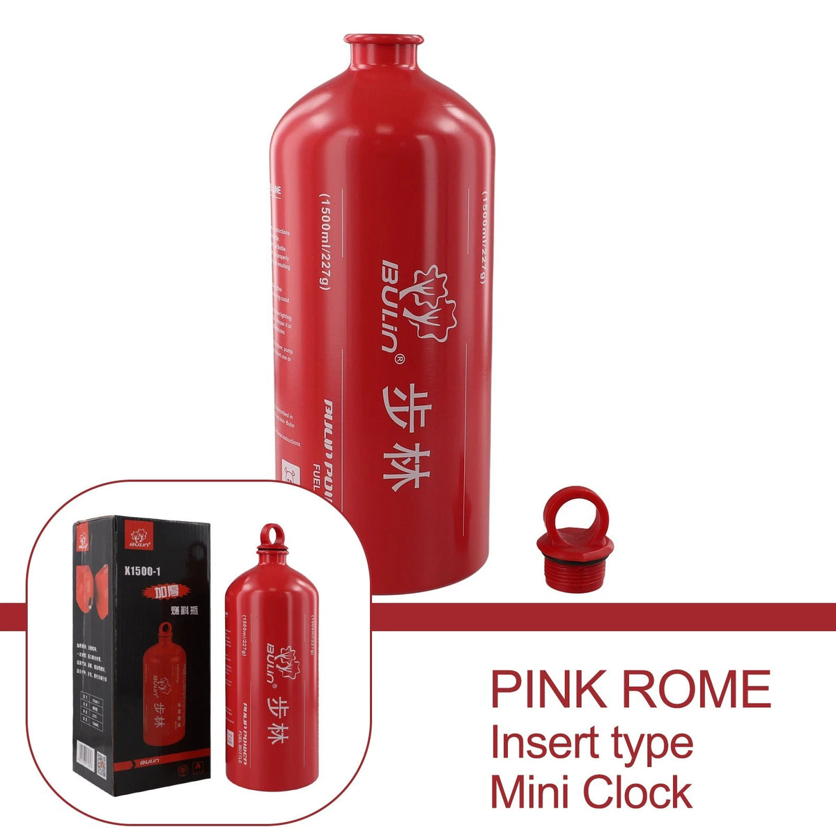 Anti Leakage Cap Fuel Bottle with Loop Seal Topper for Motorcycle