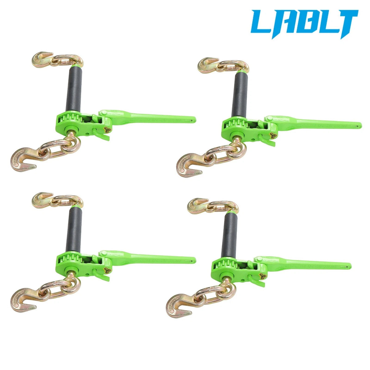 Set of 4 Steel Folding Chains for Various Applications (5/16in-3/8in, G70)