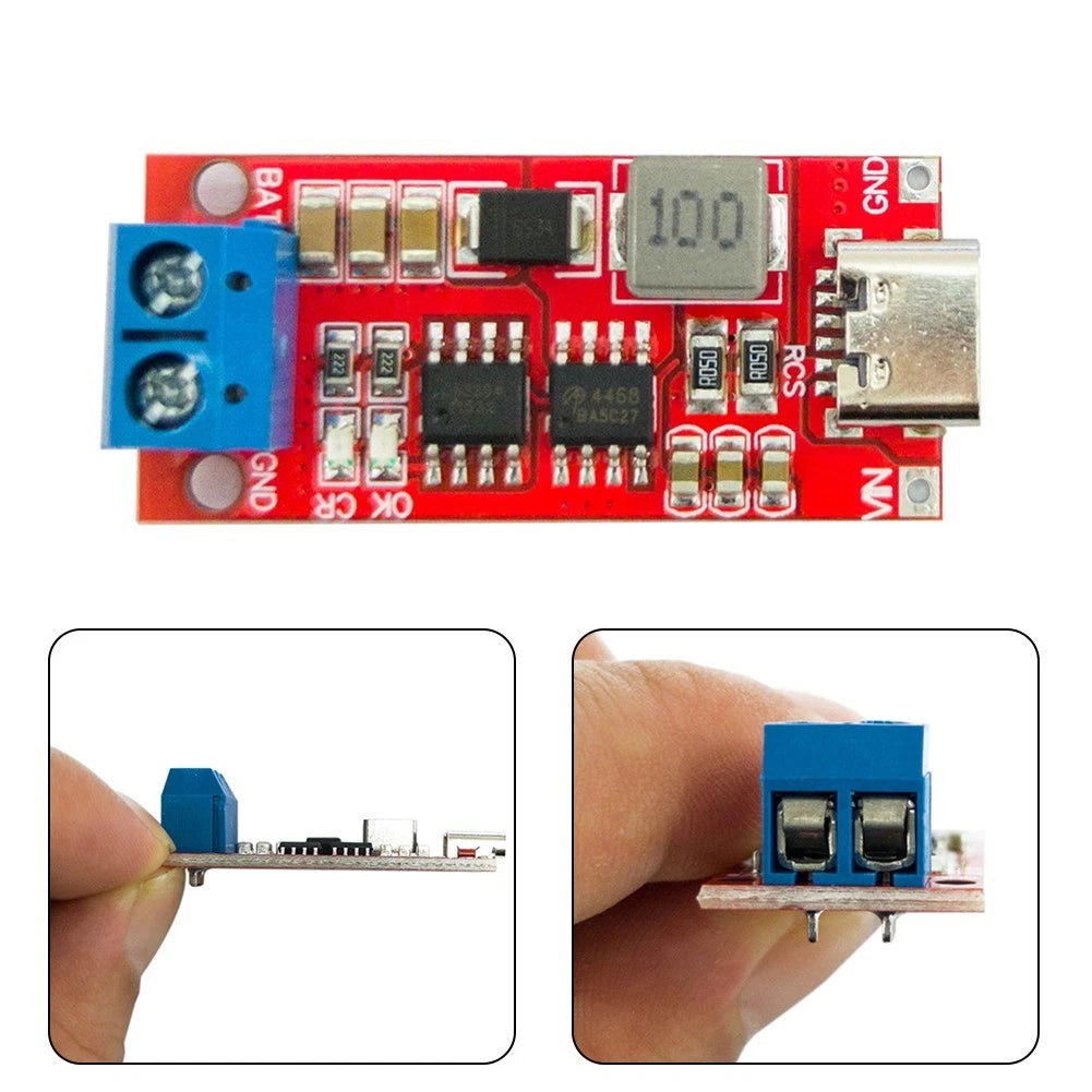 Battery Module Board Boost for Lipo Type-C Tools