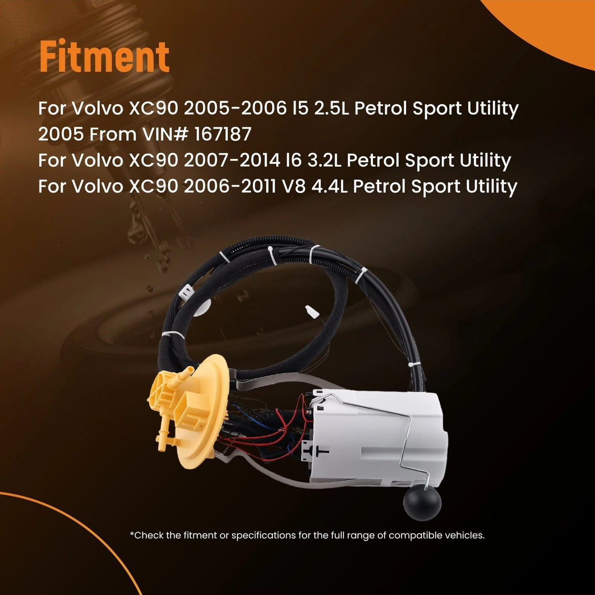 Electric Fuel Pump Module for Volvo XC90 (2005–2014) FG1275 31261819
