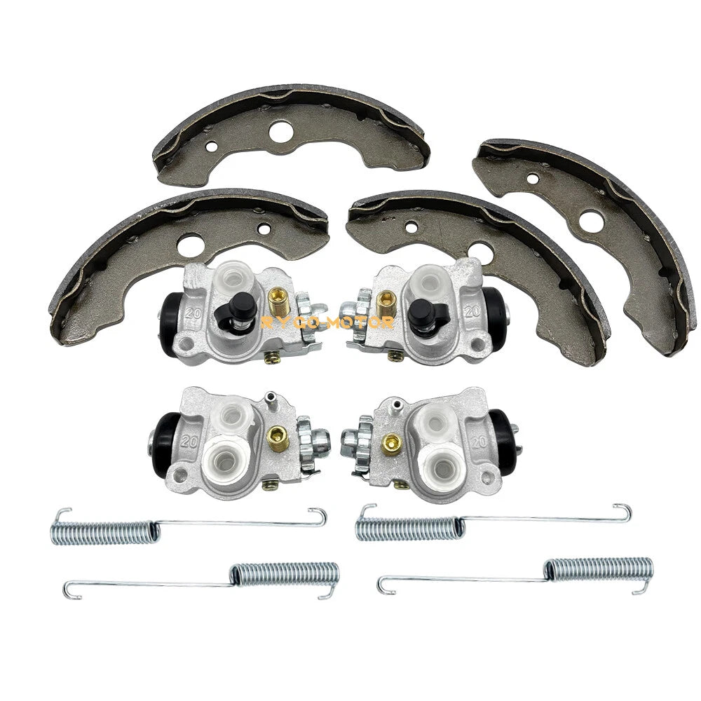 Front Brake Wheel Cylinders W/Shoes for Honda Foreman 400 TRX400FW (1995–1998)