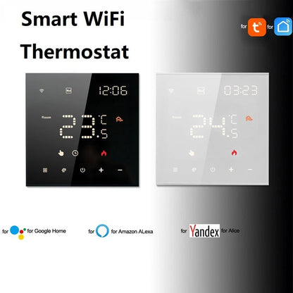 Smart Thermostat with WiFi Remote Control and LCD Touch Screen Display