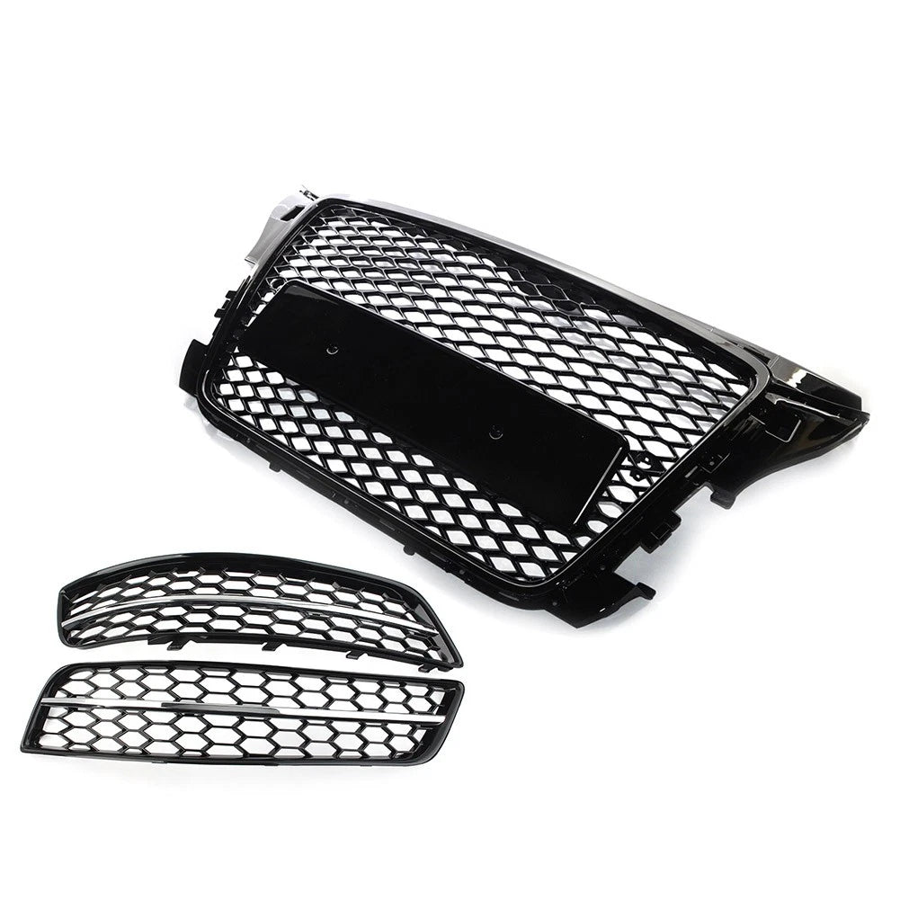 Front Grille with Fog Light Cover for Audi A3 8P (2009–2012)