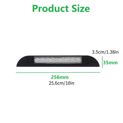 9 LED Ceiling Awning Lamp for RV (12V-28V) - Waterproof Light Bar