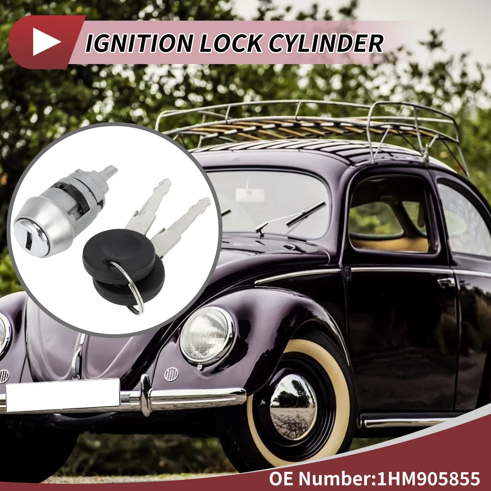 Ignition Lock Cylinder Replacement for Volkswagen Golf 1990–1999 for Audi TT 2008–2009