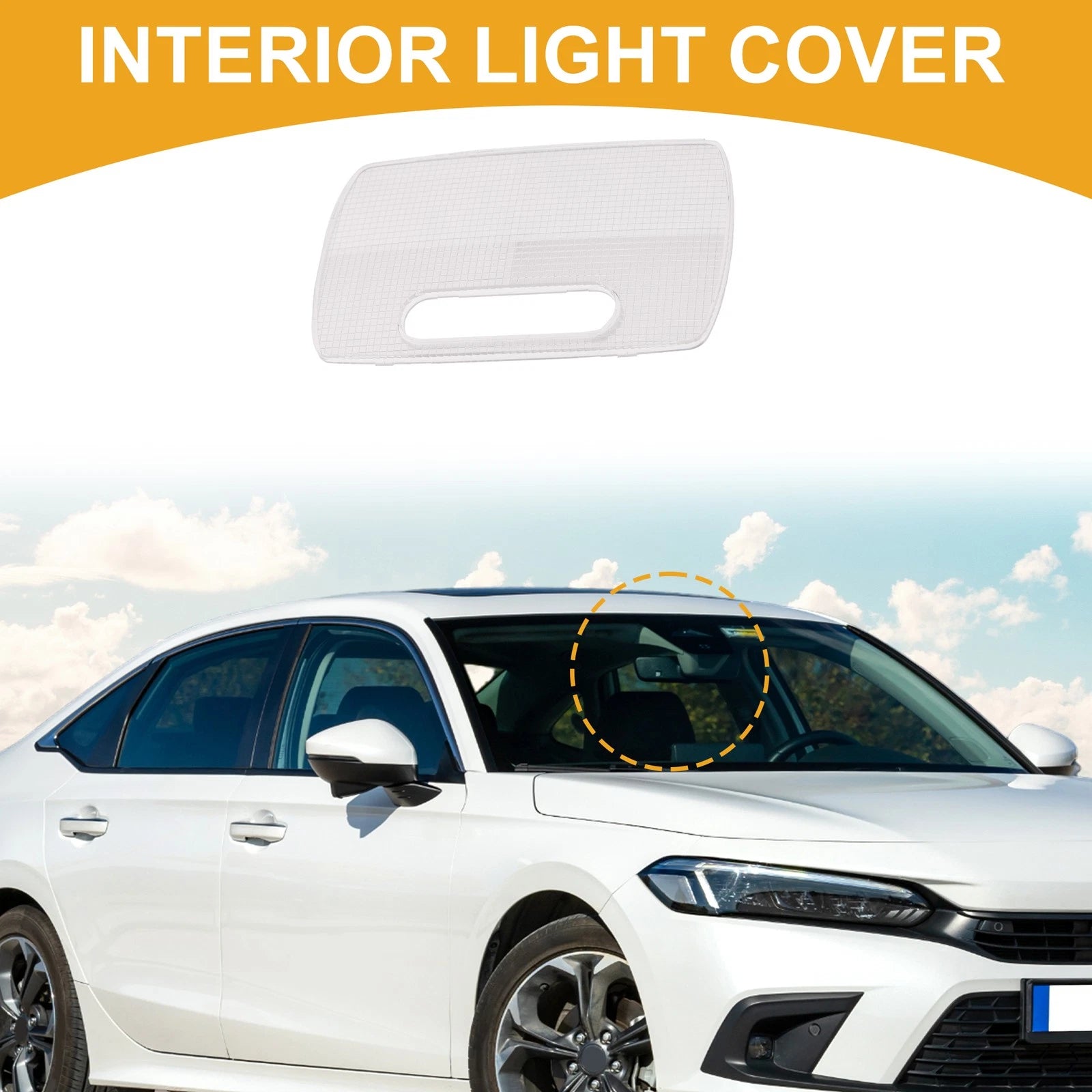 Rear Right Interior Light Cover Replacement for Honda Civic (2001–2021)