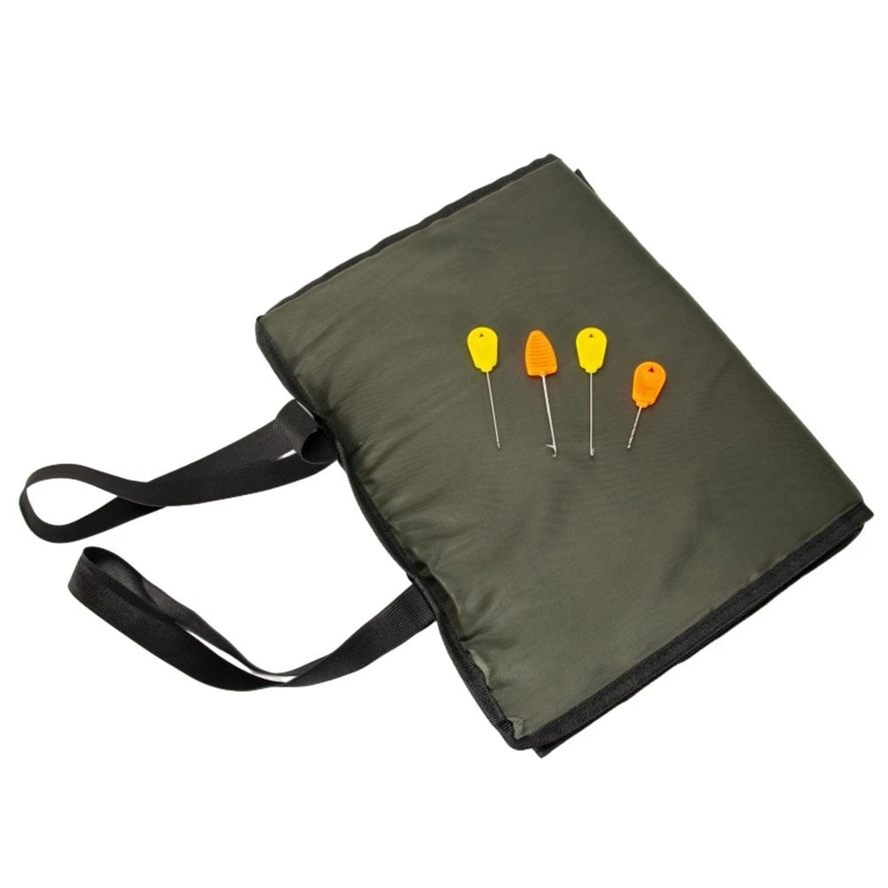 Foldable Fishing Unhooking Mat with Baiting Needle Tool for Carp