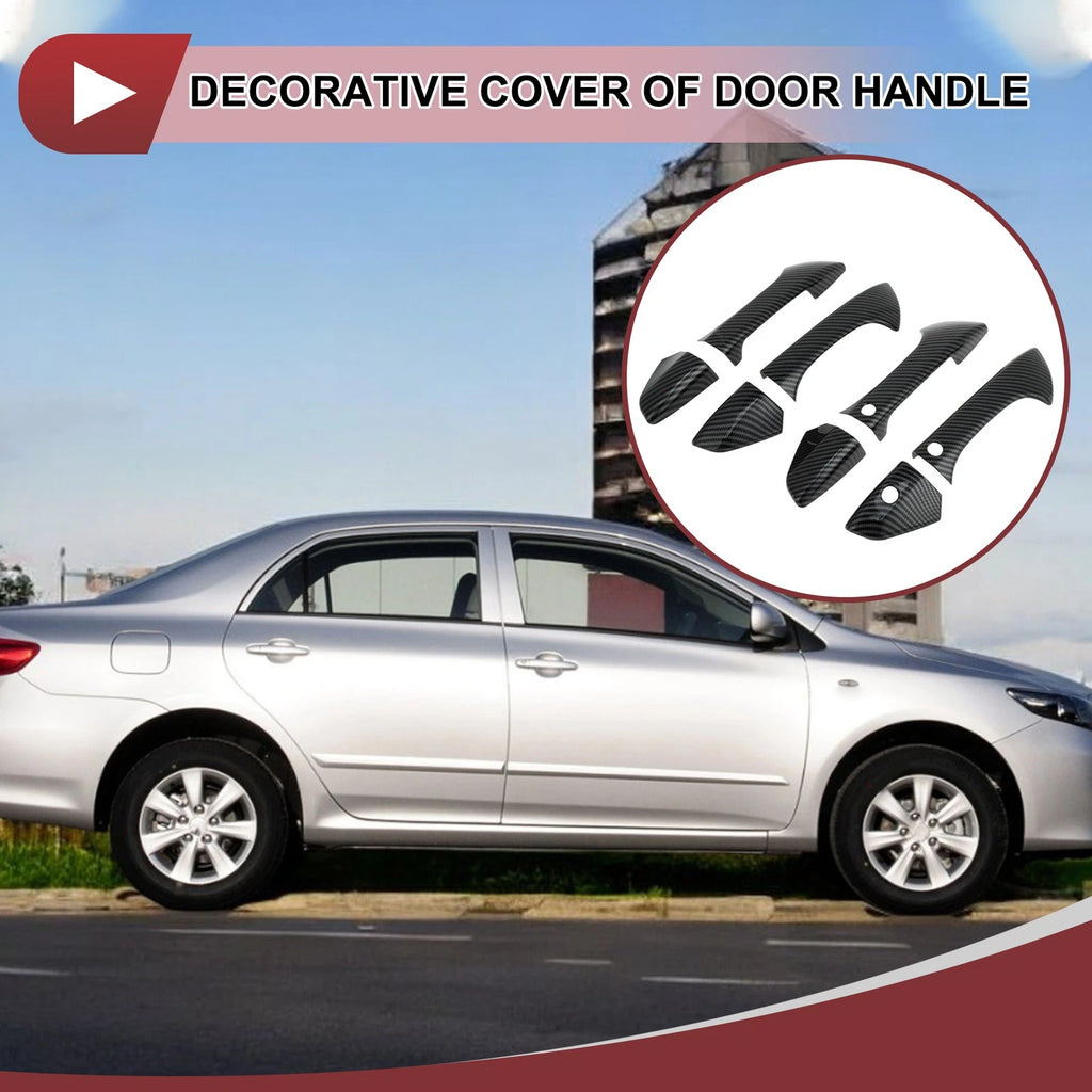 Car Door Handle Cover Set Outside Front for Honda Accord (2008–2012) ABS