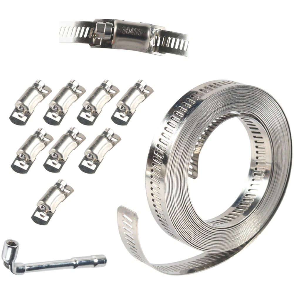 304 SS Hose Clamp Strap for High Strength Clamping