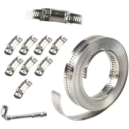 304 SS Hose Clamp Strap for High Strength Clamping