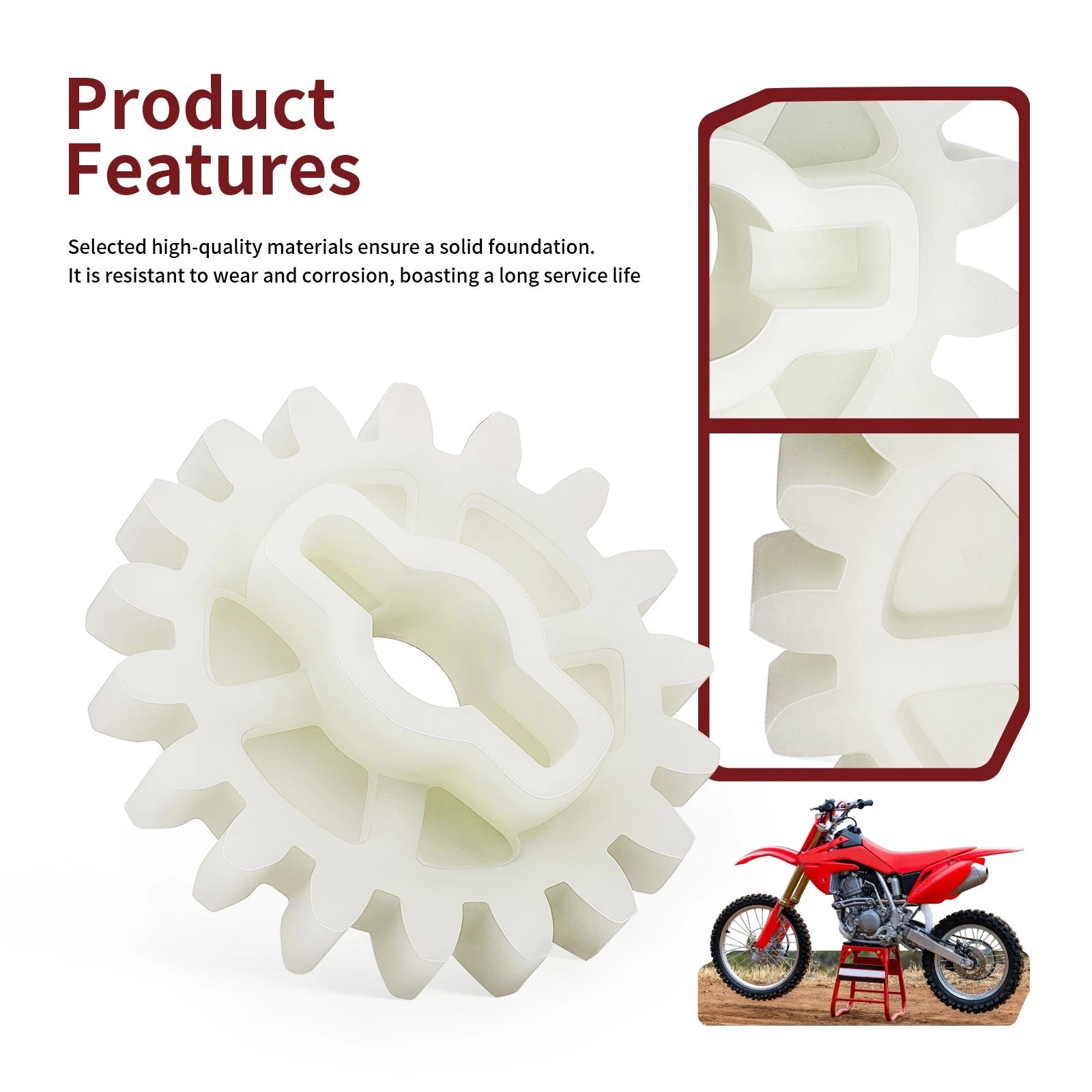 Oil Pump Driven Gear 18T for Honda CRF250R (2004–2009)