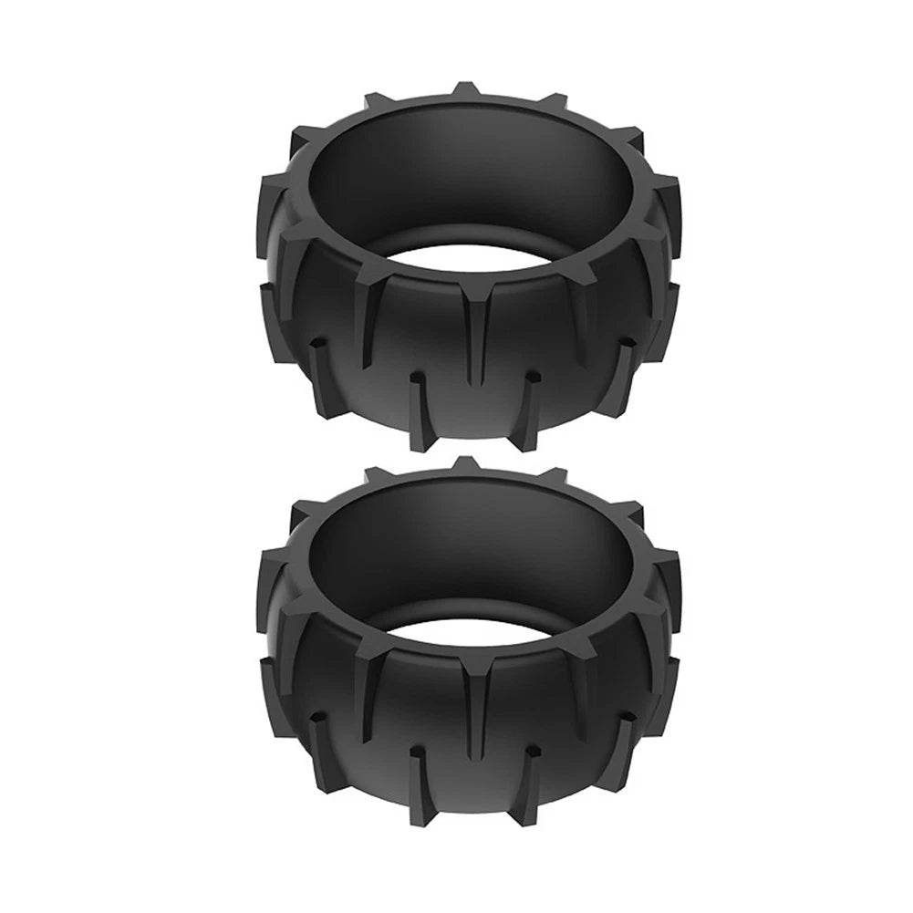 Set of 2 Natural Rubber Wheels for Dreame A1 A2 Robotic Mower Upgrade