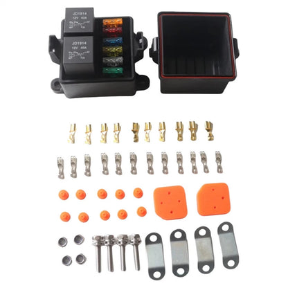 6-Way Fuse Relay Box for Car Truck Universal (12V)