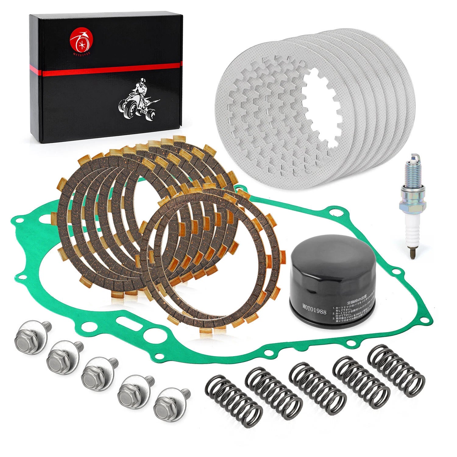 Clutch Kit with Heavy Duty Springs & Gasket for Yamaha Raptor 660R (2001–2005)