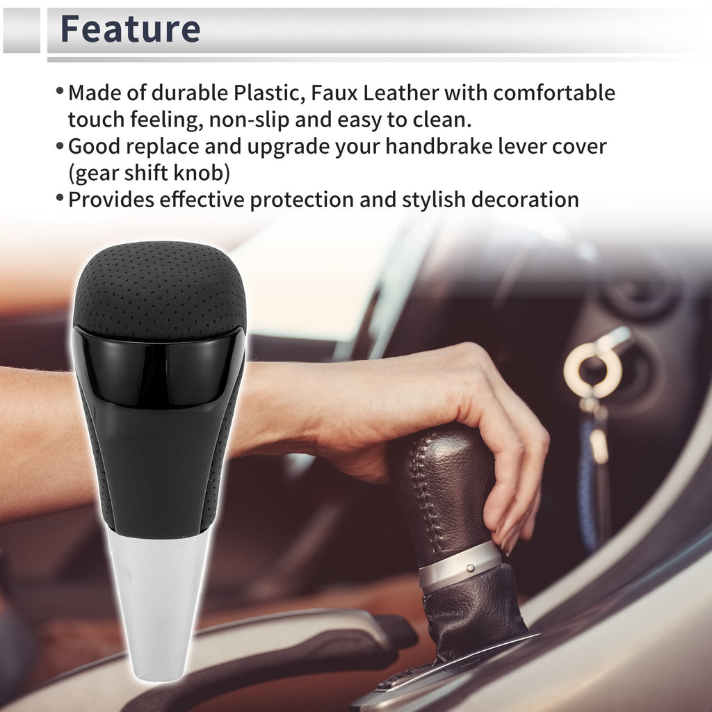 Gear Shift Knob Replacement for Lexus LS430 (2001–2006) Faux Leather Black