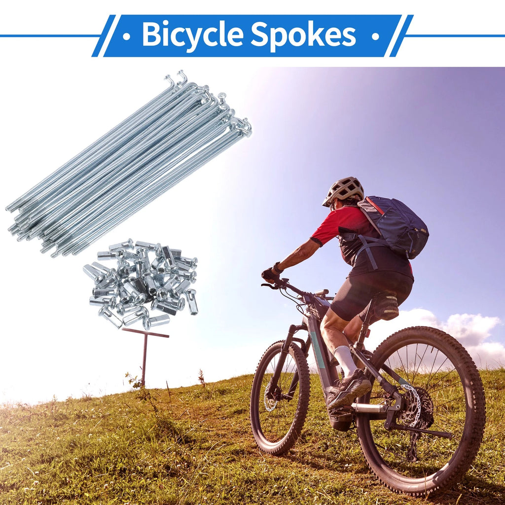 Spoke Nipple Set 12G 125mm Replacement for Universal Bike (Universal)