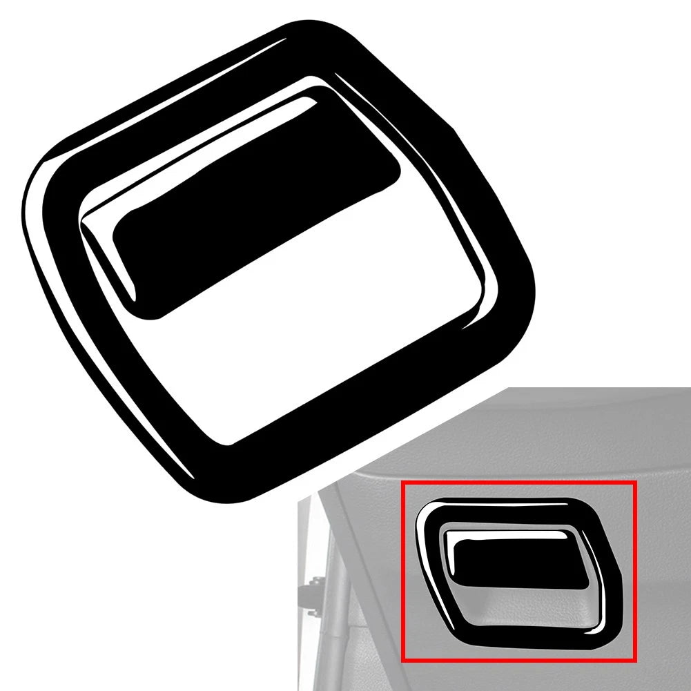 Piano Black Driver Storage Box Panel Cover Trim for Audi A4 A5 (2016–2023)
