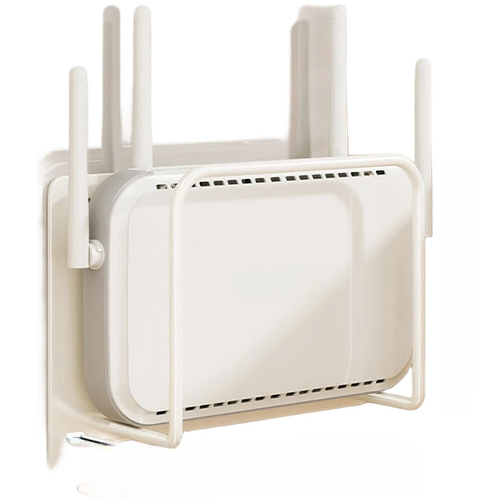 Router Shelf for WiFi Router Set Top Box (No Tools Required)