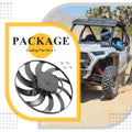 Radiator Cooling Fan Kit for Polaris General 1000 XP (2016–2024) 2412447 2413207