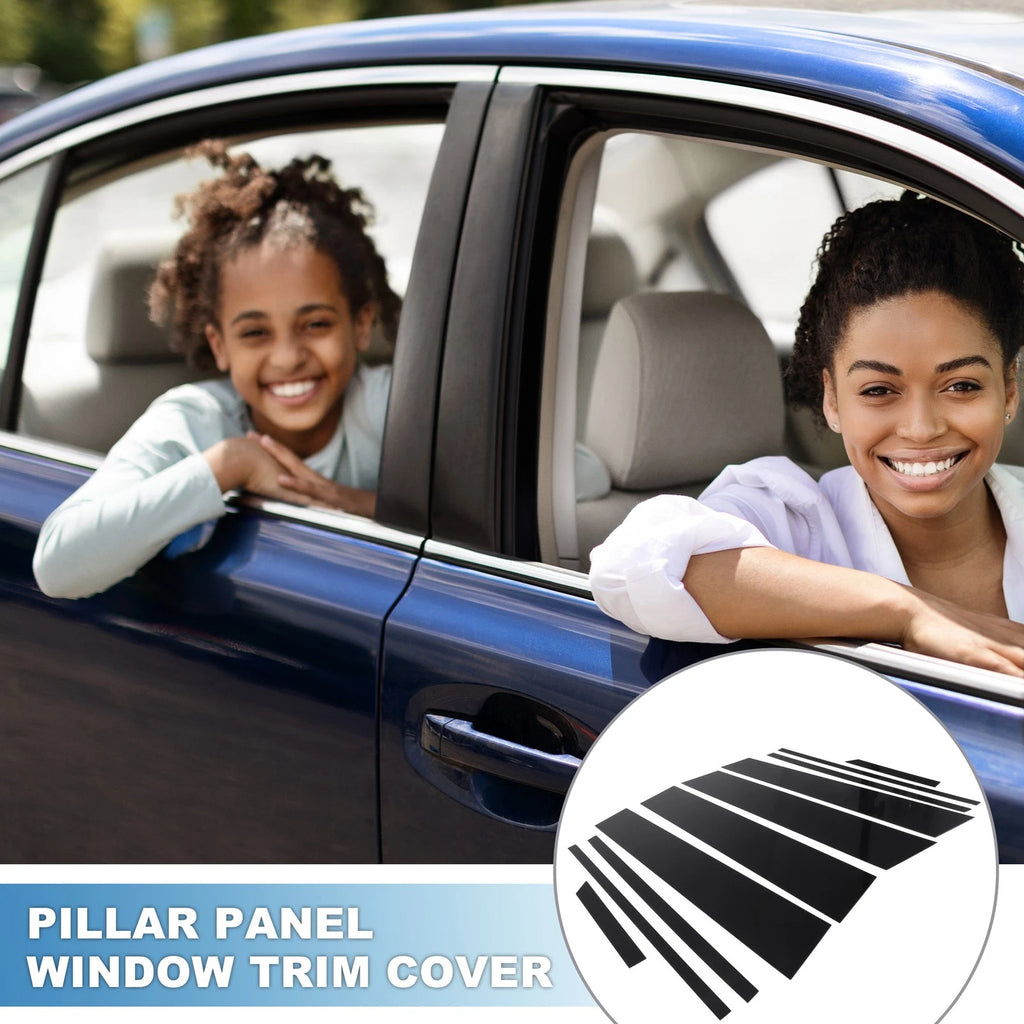 10 Pcs Pillar Window Trim Covers Replacement for Toyota RAV4 (2019–2023)