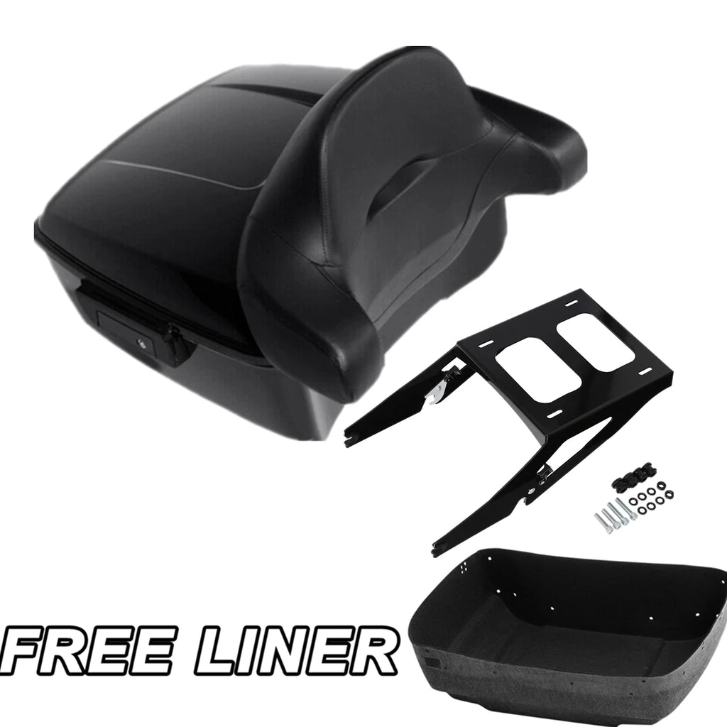 Trunk Backrest Pad Mount Rack for Harley Sport Glide FLSB (2018–2020)