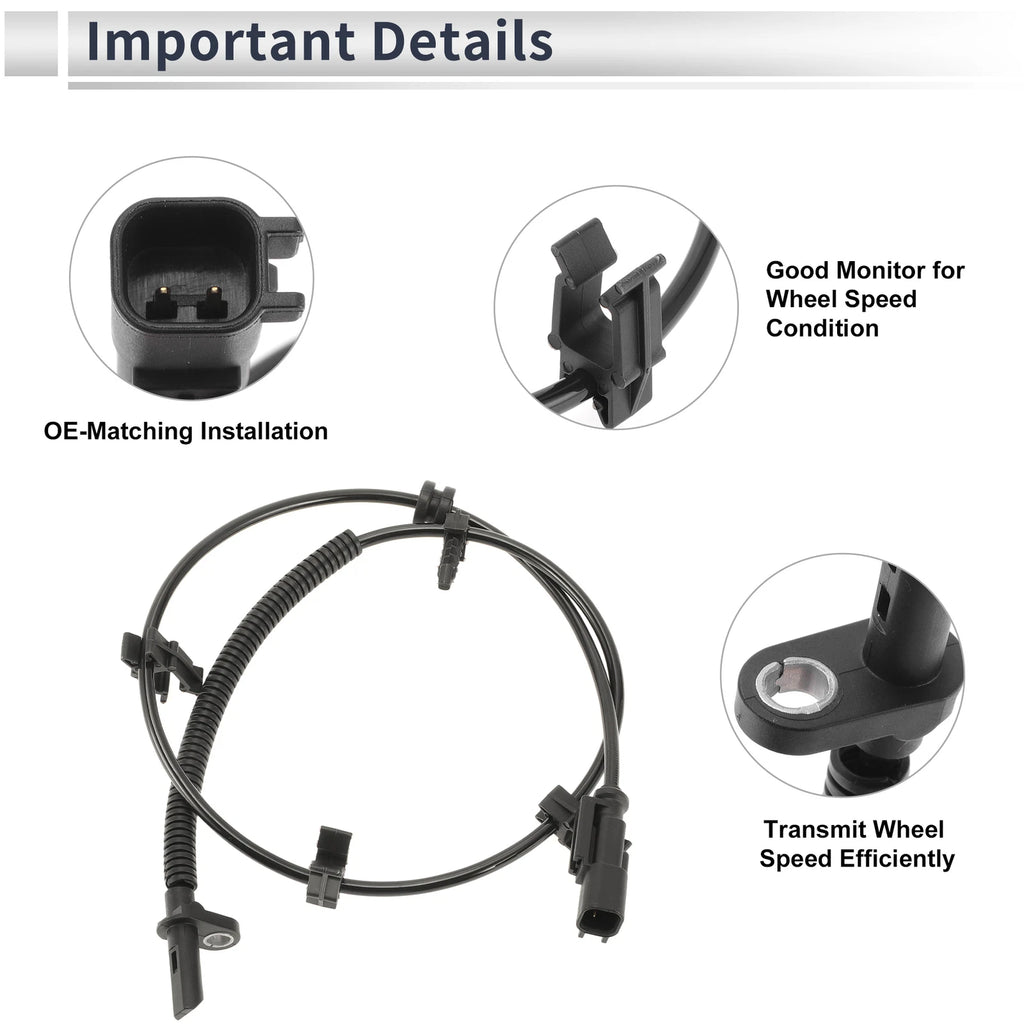 ABS Wheel Speed Sensor for Chevrolet Traverse (2009–2017) Rear Left/Right