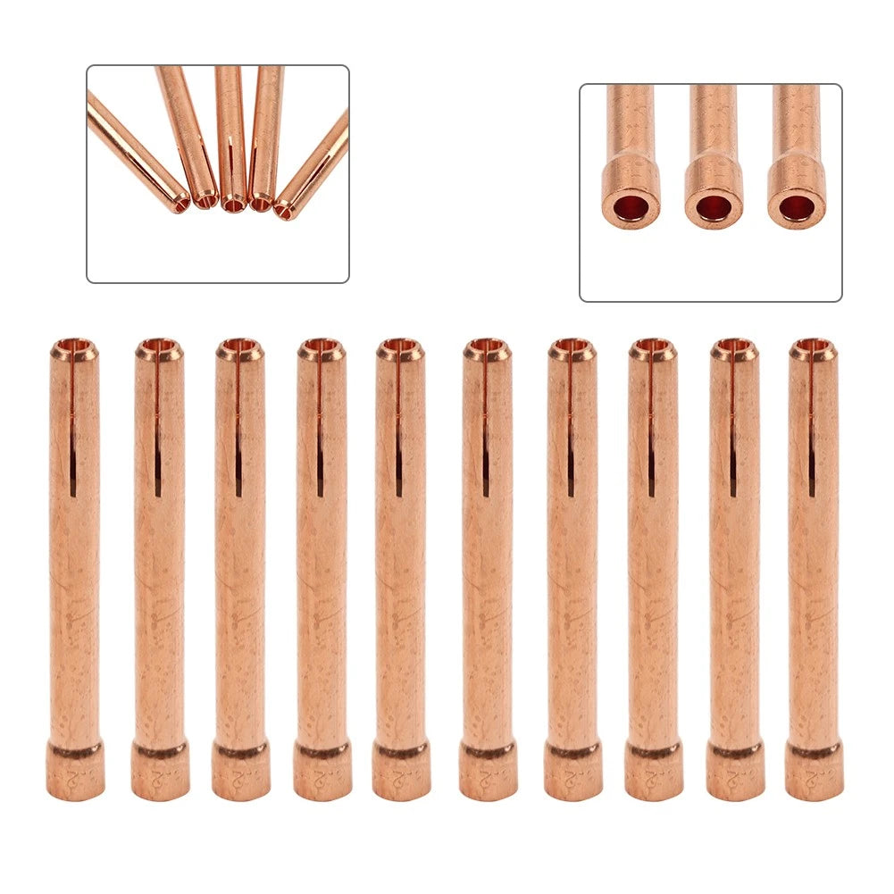 10X Welding Torch Collet 1/8'' for Tig Torch WP-17 WP-18 WP-26