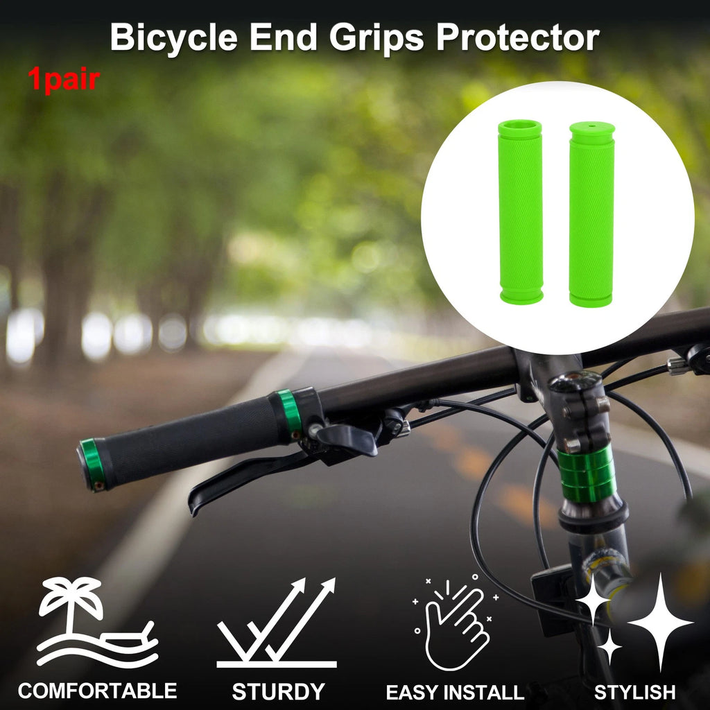 Bike Handlebar Grip Covers Non-Slip 125mm End Protector for Universal 1 Pair