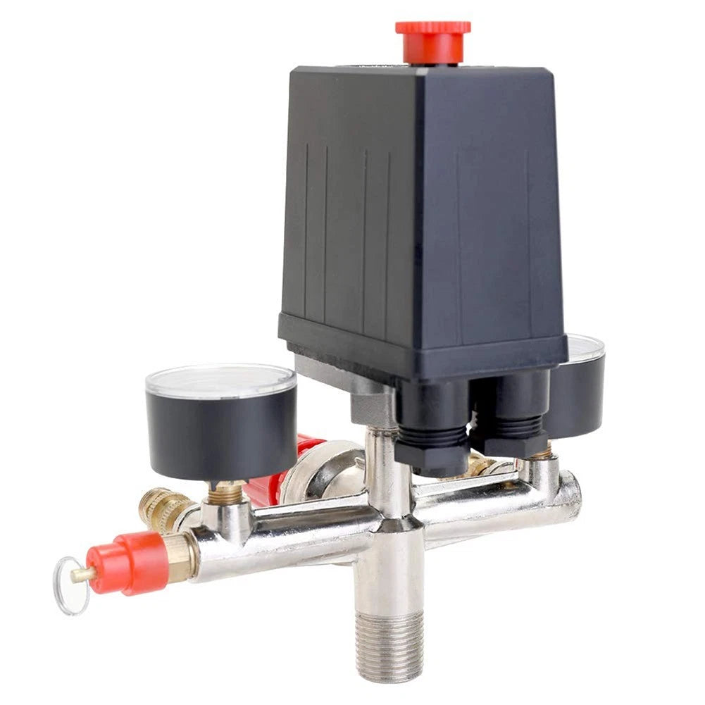 Bracket Assembly for Air Compressor Pressure Control and Stability