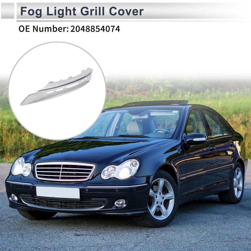 Front Right Fog Light Grill Replacement for Mercedes Benz GLK (2014–2016)