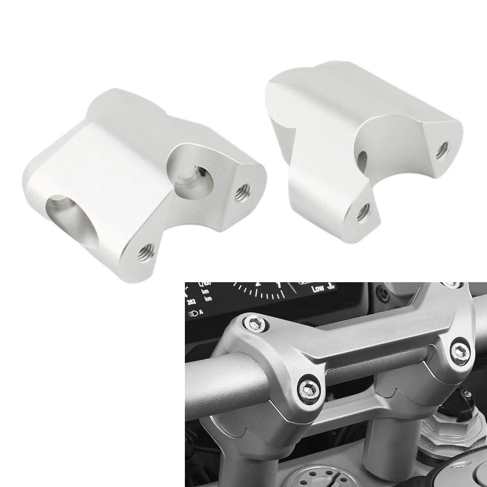 Handlebar Raiser Clamp Mount Adapter for Ducati Multistrada V4 (2021–2023)