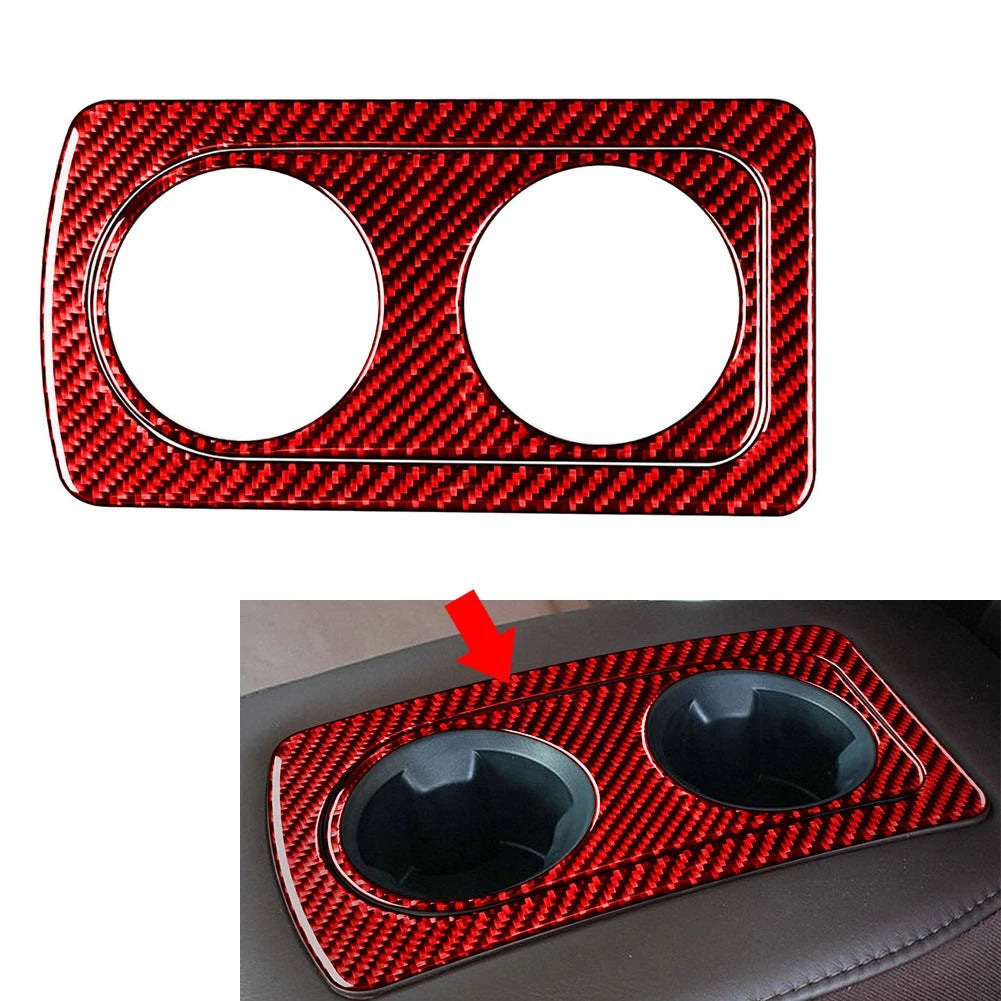 Rear Seat Cup Holder Trim for Dodge Ram 1500 2500 3500 (2019–2023) Red