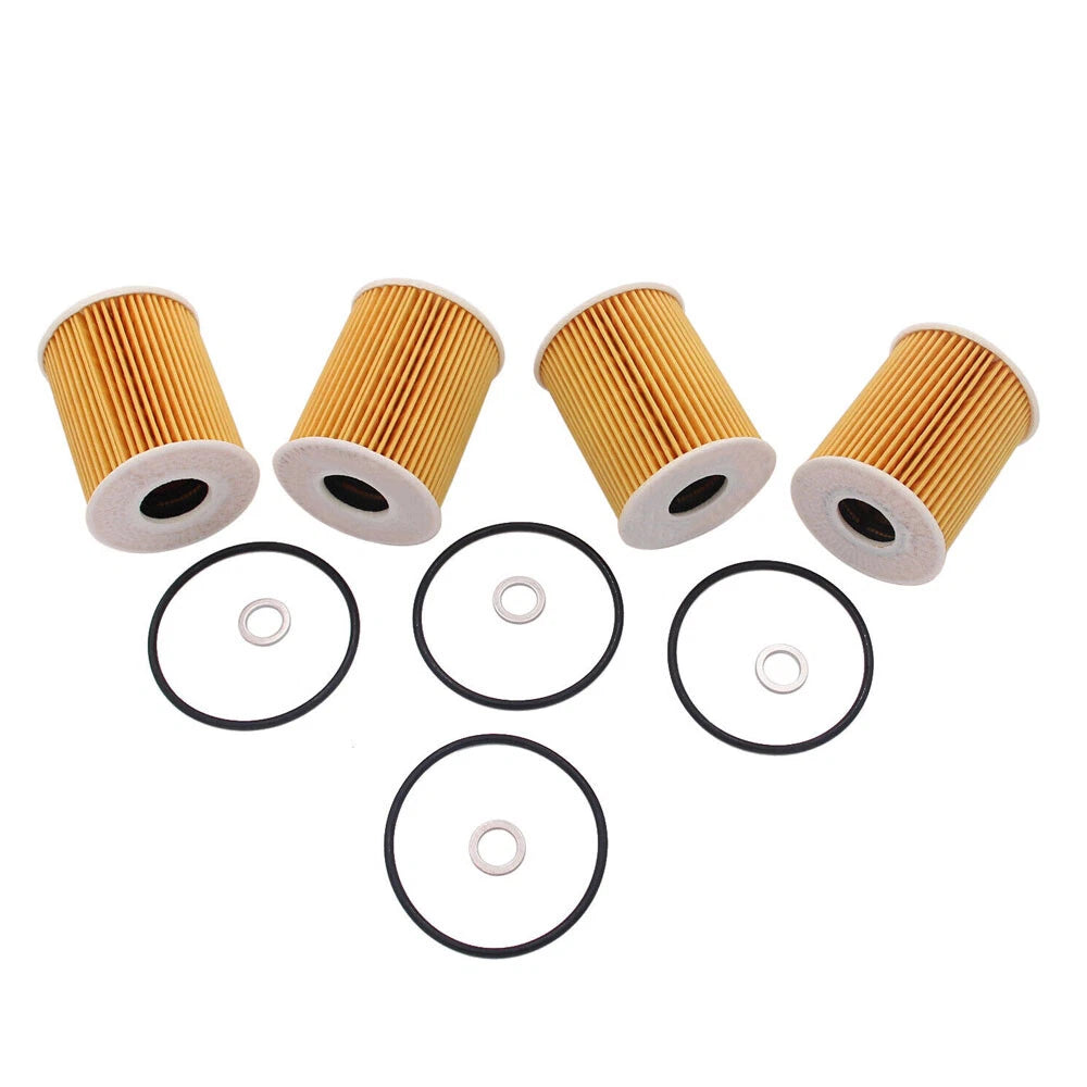 Set of 4 Oil Filters 26320-3CKB0 for Genesis G80, Hyundai Kia Sedona (2014–2023)