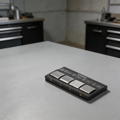 Flat Milling Sample for Lathe Roughness Comparison