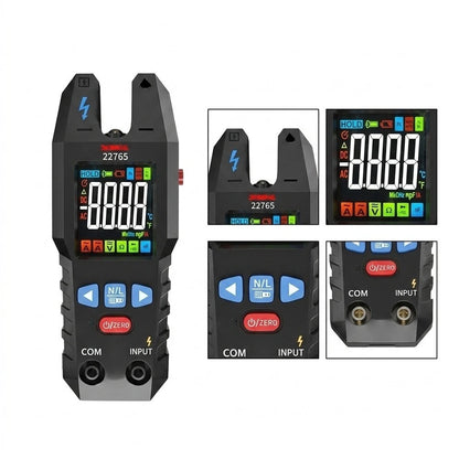 Digital Clamp Multimeter U-Shaped Jaw 200A AC DC Voltage Current Tester