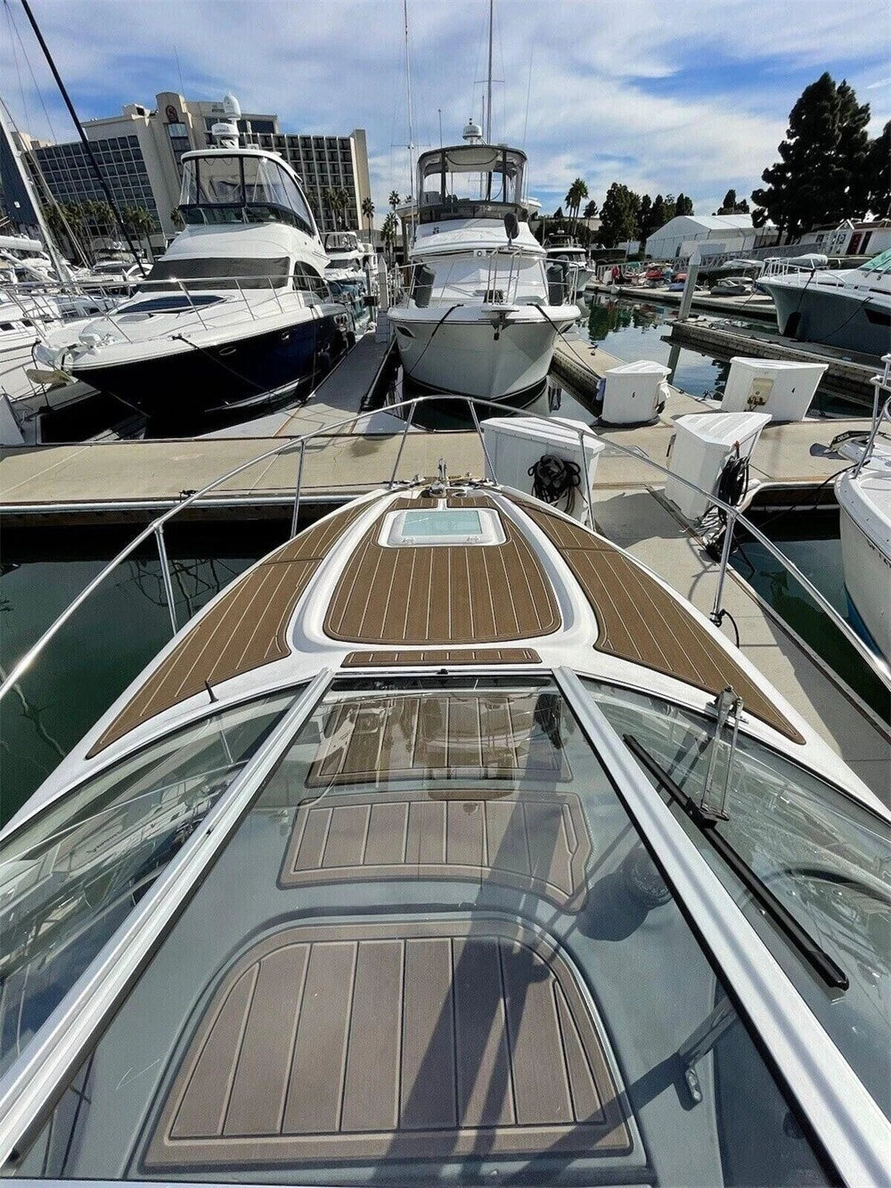 EVA Foam Teak Decking Flooring Mat for Bayliner 245 SB (2003)
