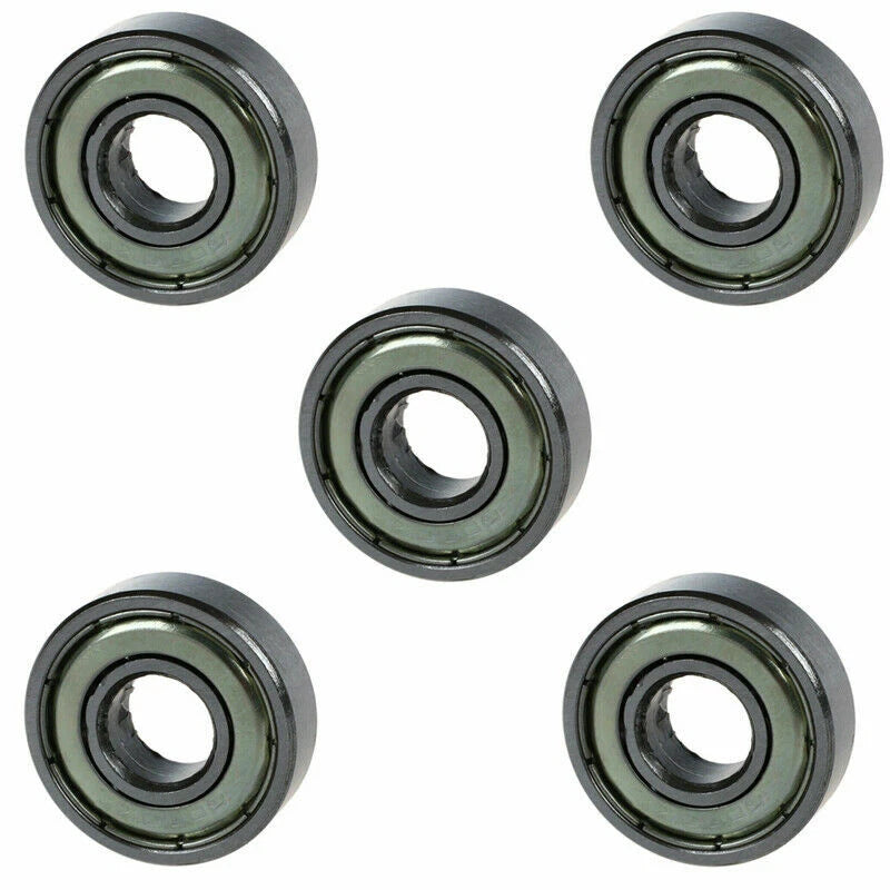 5x Deep Groove Ball Bearings 6000Z for Various Applications (26mm x 10mm x 8mm)