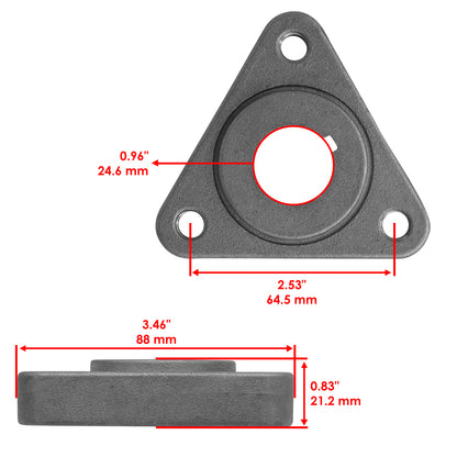 Spindle Pulley Hub with Bolts for Toro Z Master Mower (2005–2008)