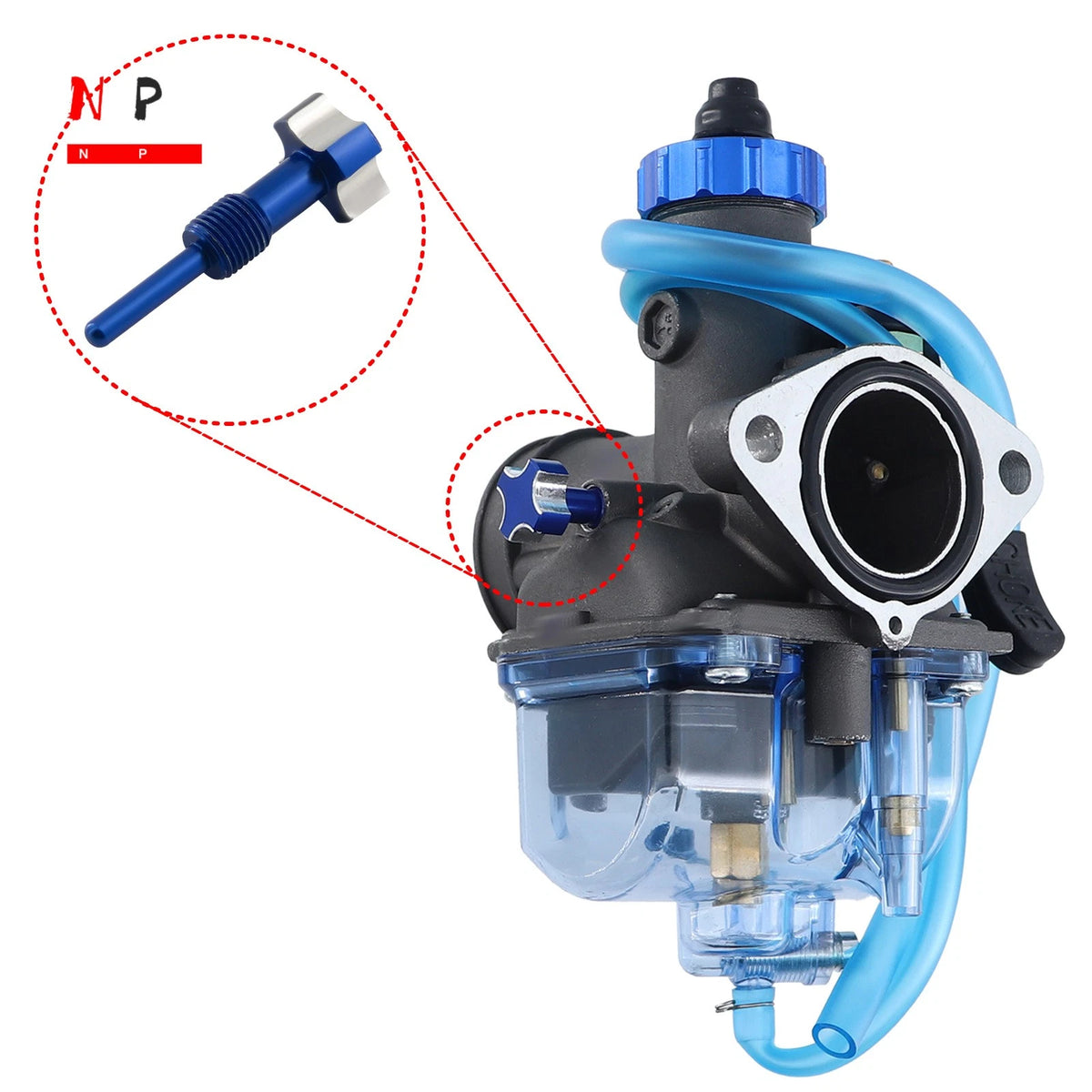 Idle Speed Adjustment Screw for Yamaha YBR 125 (2005–2014) Mikuni VM22