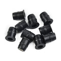10PCS Windshield Rubber Nuts for Motorcycle (M5, Vibration Damper)