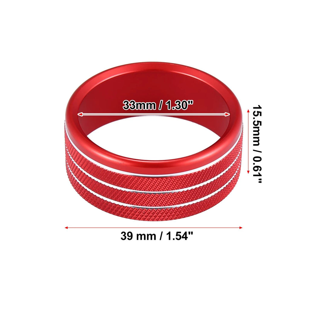 Headlights Switch Button Knob Ring Trim Cover for Dodge Ram (2018–2021)