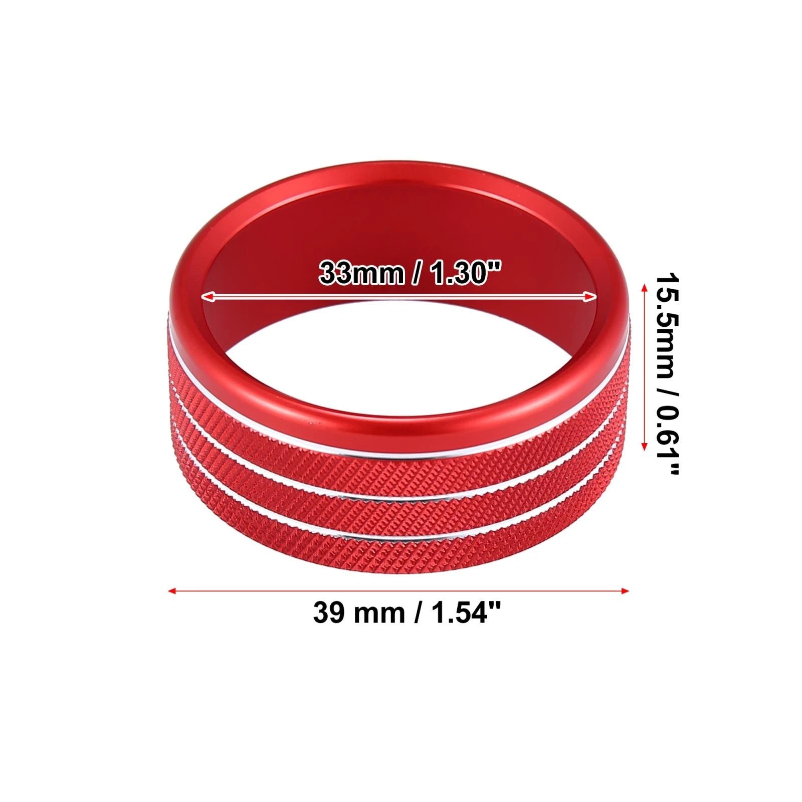 Headlights Switch Button Knob Ring Trim Cover for Dodge Ram (2018–2021)
