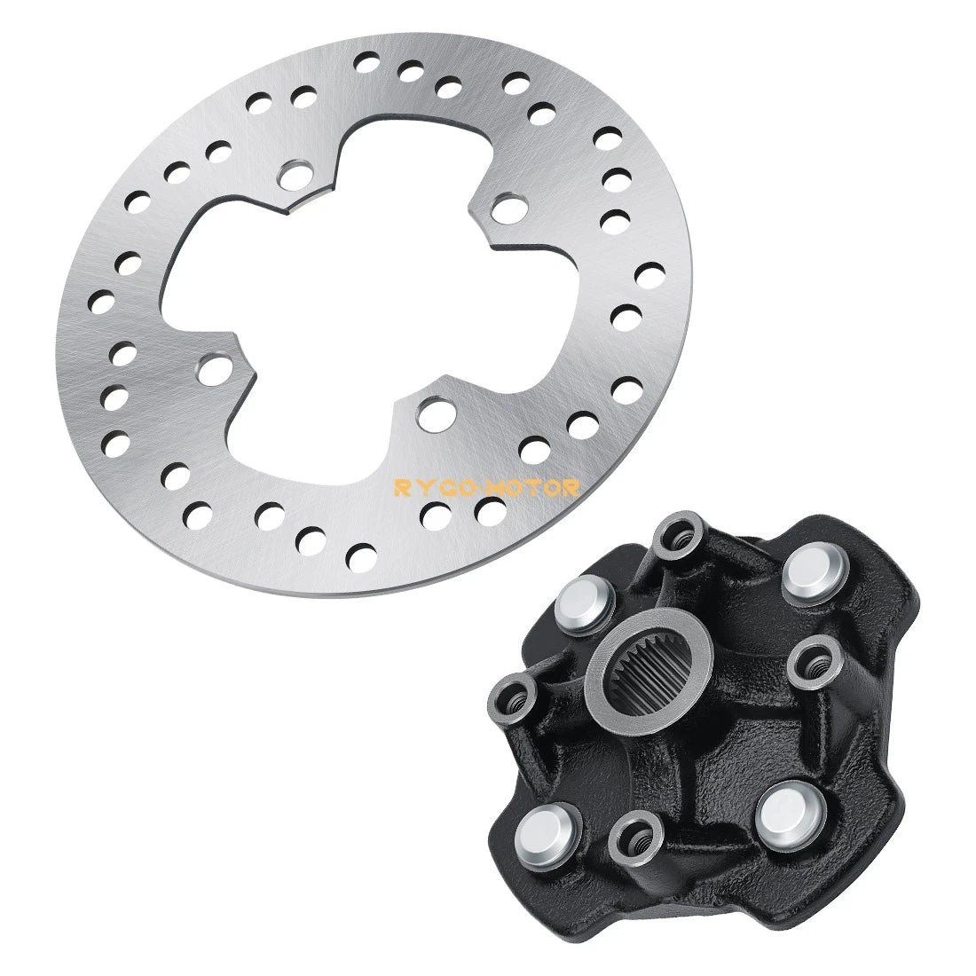 Front Wheel Hubs with Brake Rotor for Honda TRX500 Foreman (2005–2023)