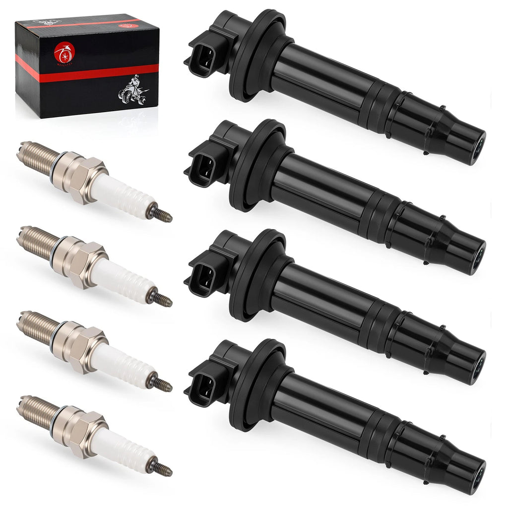 4X Ignition Coils for Yamaha YZF-R6 R6 (1999–2002) YZF R6S (2001) w/ Spark Plug