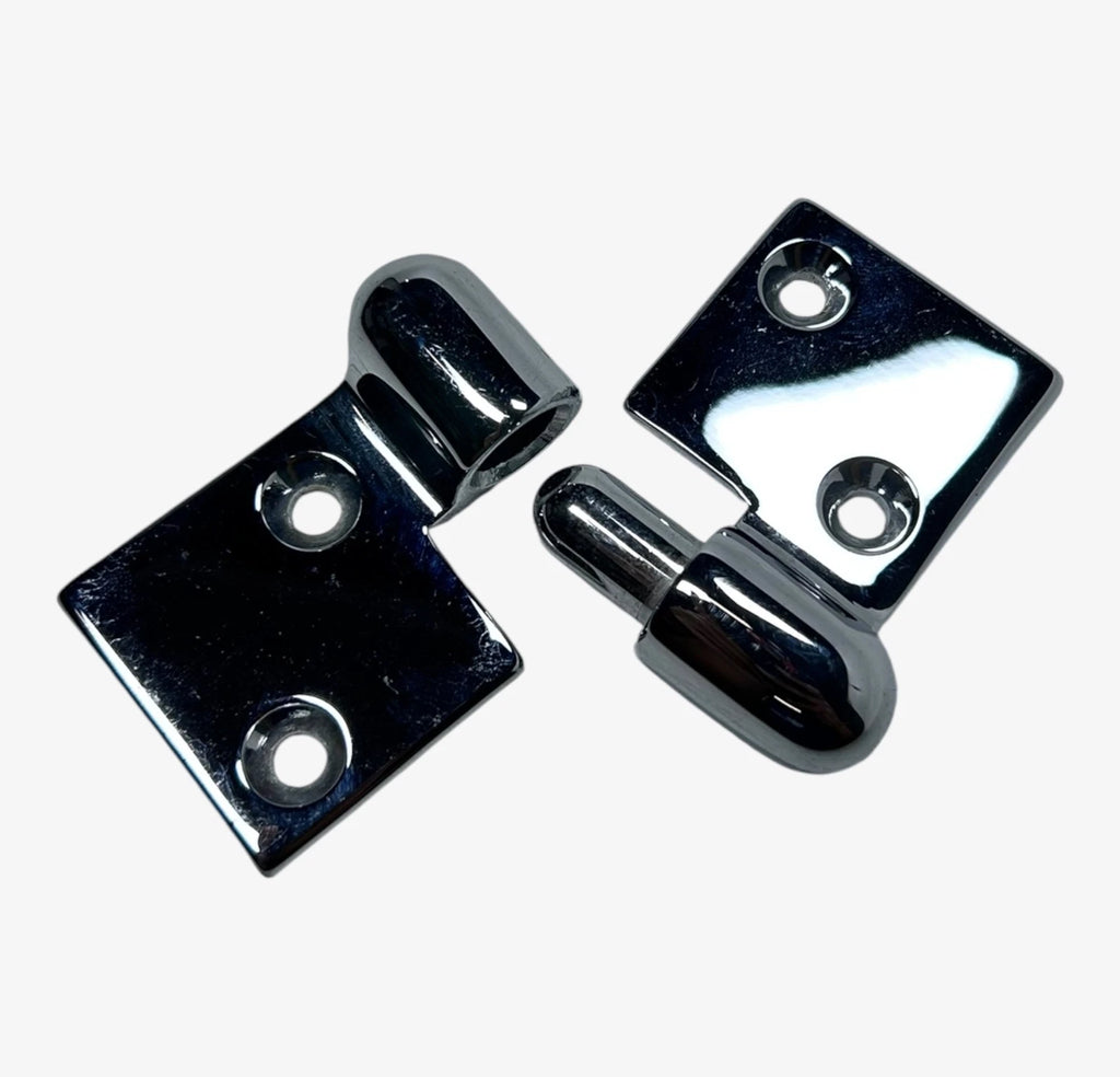 Chrome Plated Bronze Right Hand Pull Apart Hinge for Perko 0152DP0CHR (3 3/4'' x 2'')